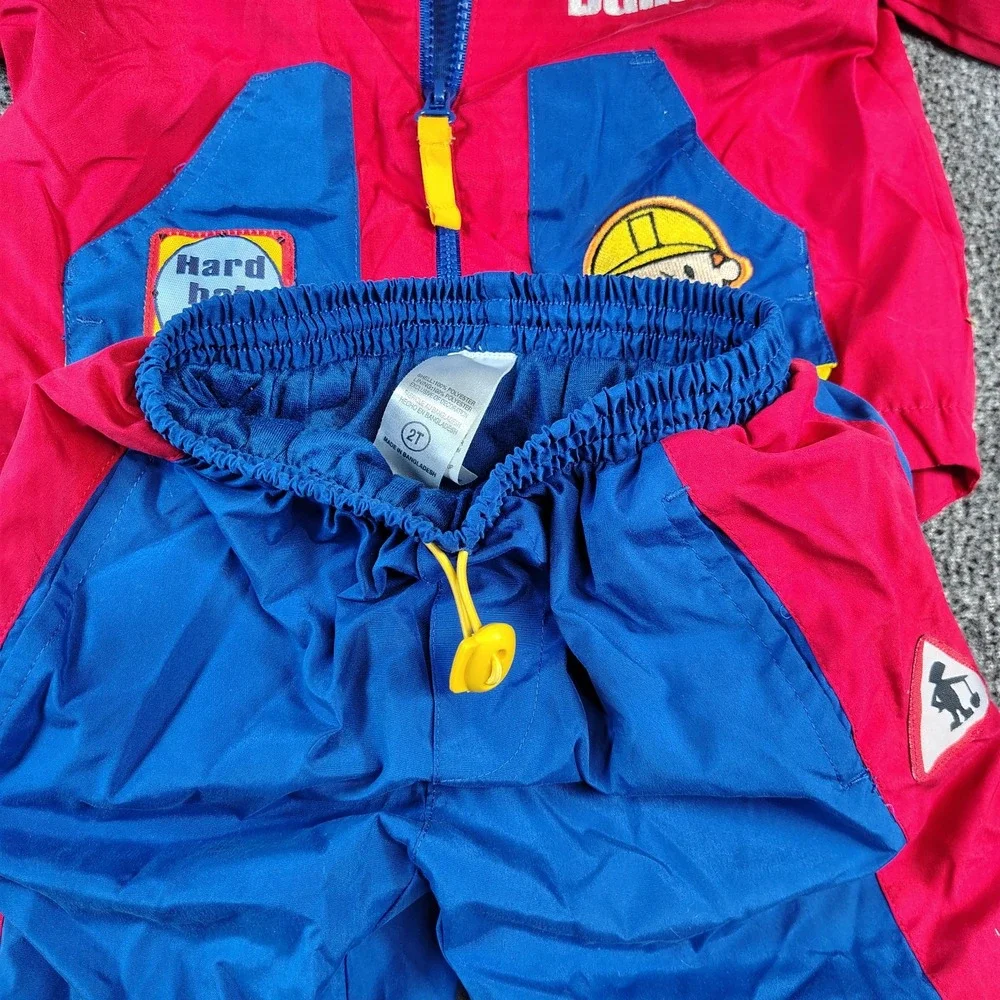 Y2K Bob the Builder Track Suit Set Rare 2T